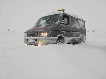 Unterwegs im Schnee